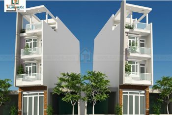 Thiết kế nhà phố 4 tầng, diện tích 4x15m, Bình Tân, TP.HCM