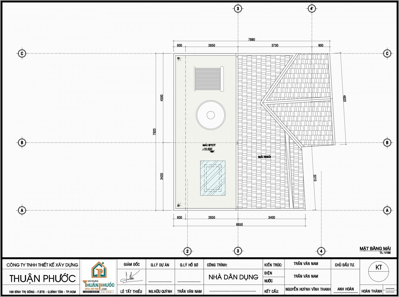 Xây nhà ở kết hợp kinh doanh phòng trọ.