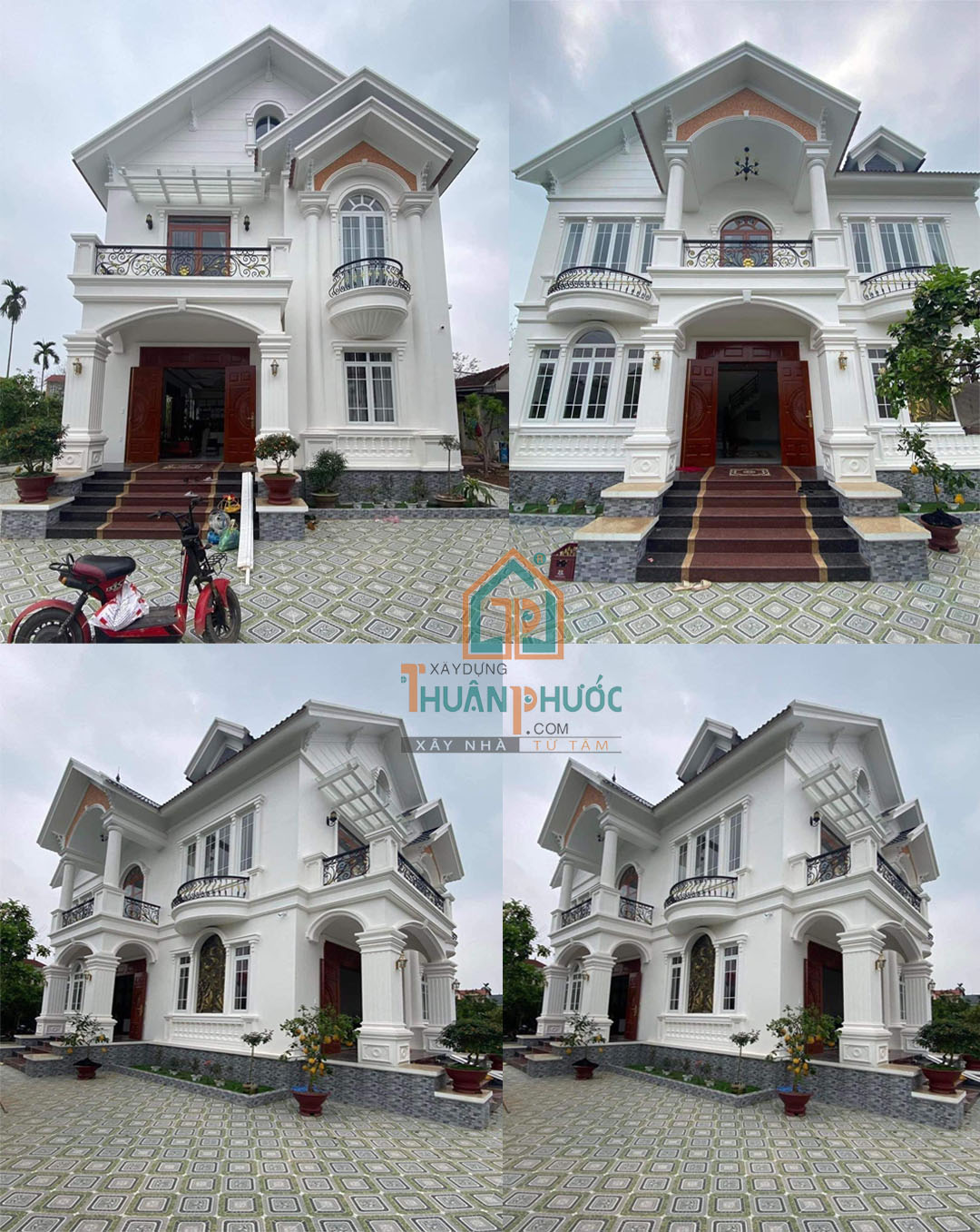 Mẫu nhà 2 tầng mái thái đẹp tại Sông Lô, Phú Thọ - ACHI 25216