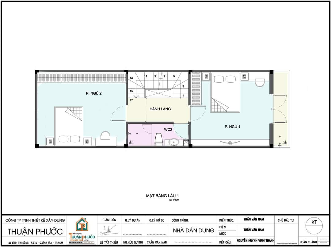 Báo Giá Xây Nhà – Mẫu nhà 4 tầng 4mx16m có 4 phòng ngủ – Anh Tiến Đồng Nai