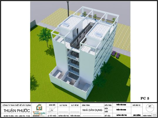 Xây nhà cho Thuê Phong trọ 5 Tầng Quận Bình Tân Thực tế